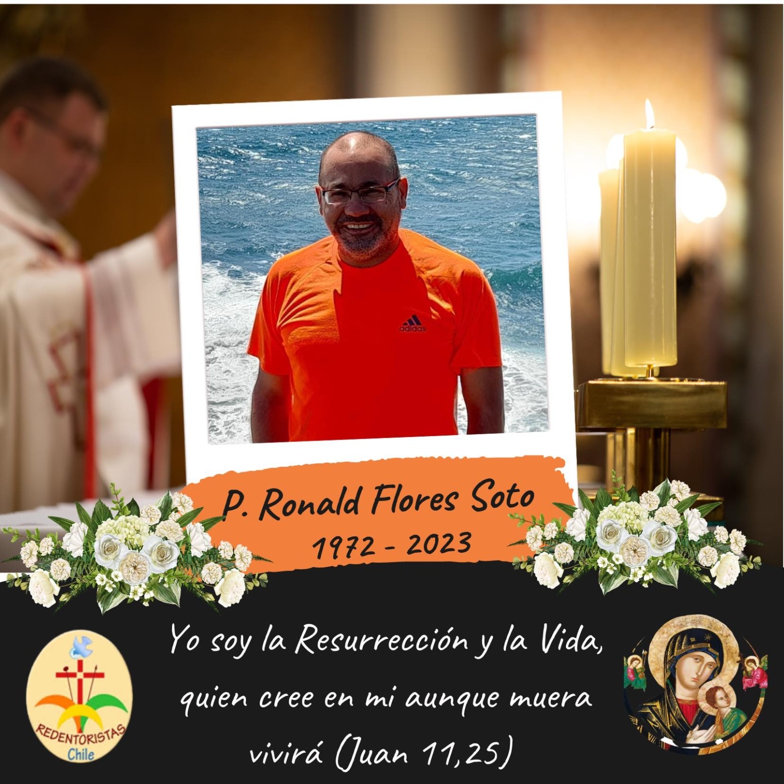 Fallecimiento del sacerdote redentorista Ronald Patricio Flores Soto