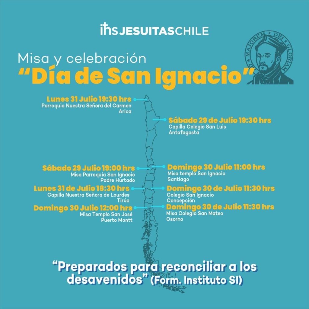 Invitación Día de San Ignacio Misa y Celebración Conferre